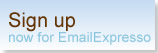 sign up for email expresso